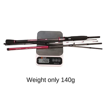 Cheery New Rod Carbon Fiber Fishing Rod Ultra-Fast Straight Handle Travel Rod 2-Piece 150g Lightweight Super Hard Tone Spot – Hard Lure – view 3