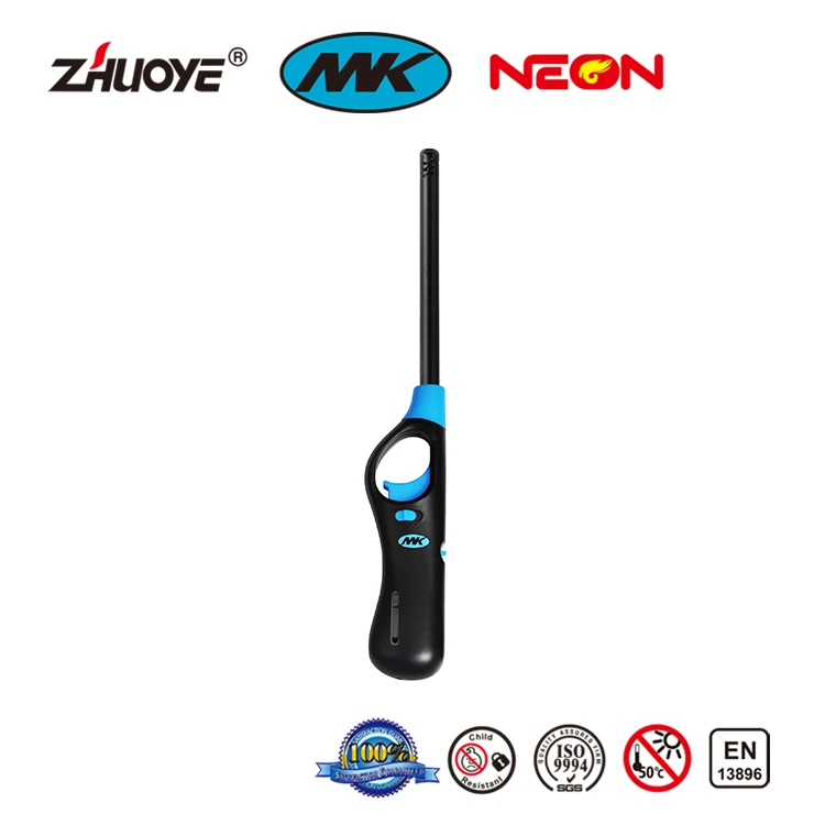 2021 Factory Plastic Lighter Gun Butane Gas Torch Fire Cool Iso 9994
