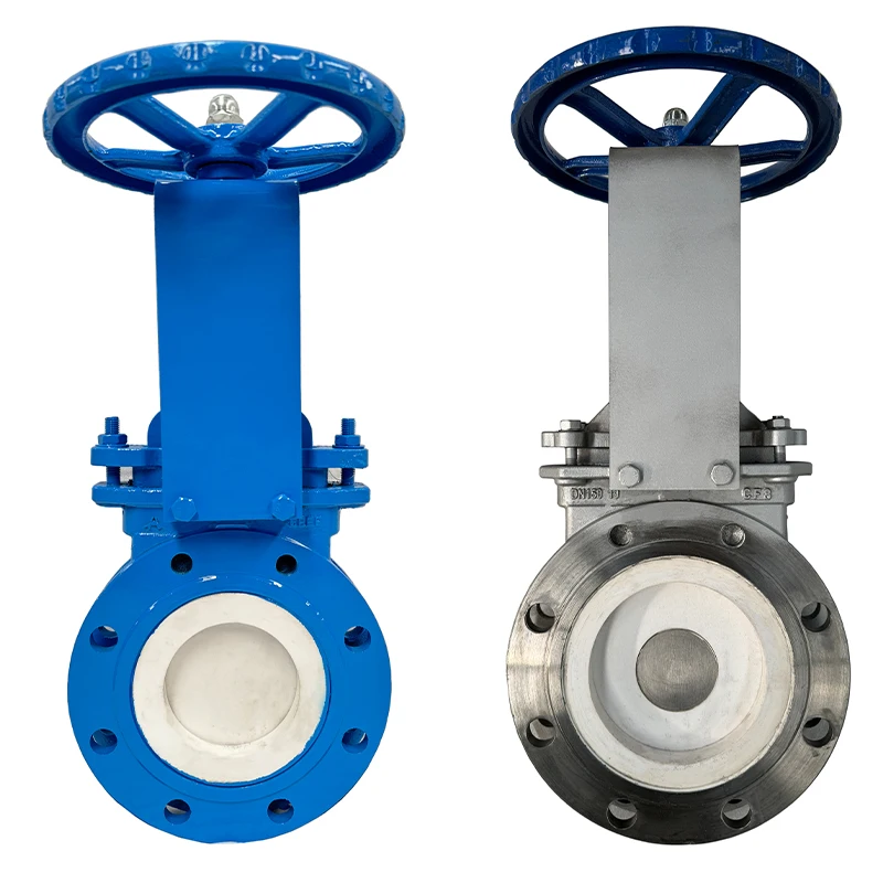 Cast steel stainless steel Ceramic knife gate valve Ceramic gate valve