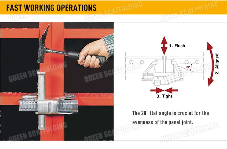 Form Work Alignment Nylon Thread LINYIQUEEN Alignment Formwork Pressed Panel Clamp Formwork BFD Clamp ...