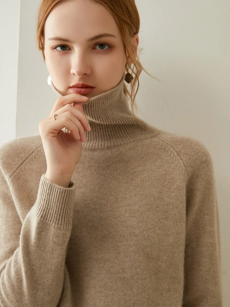 Raglan Knit Cashmeresweater 100 Custom Logo Wholesale Cashmere Women