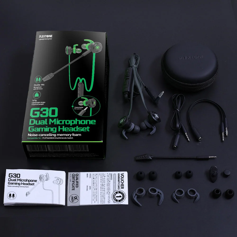 Plextone G30 Gaming Earphone Pc Gaming 