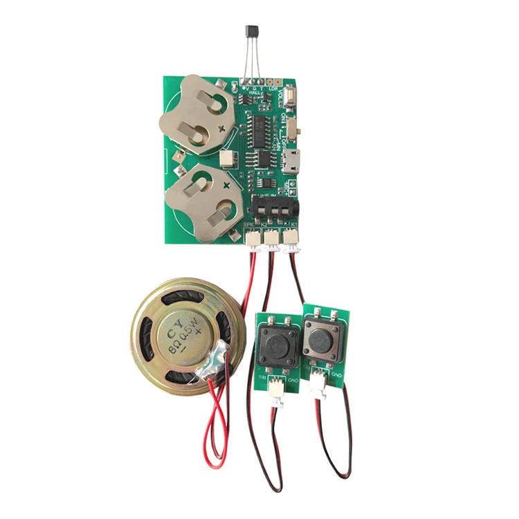 Induction Sound Module Button Control Music Voice Player