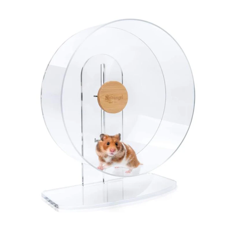 Bespoke Spinning Clear Acrylic Hamster Exercise Wheel Lucite Gerbils ...