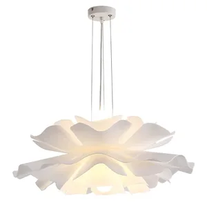 Modern LED Flower Chandelier for Home Restaurant or Bar Simple Style for Bedroom & Dining Room Interior Decoration