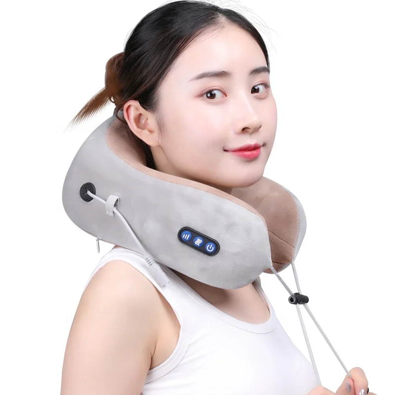 Electric Neck Massager, U-shaped Massage Pillow Cervical And Neck