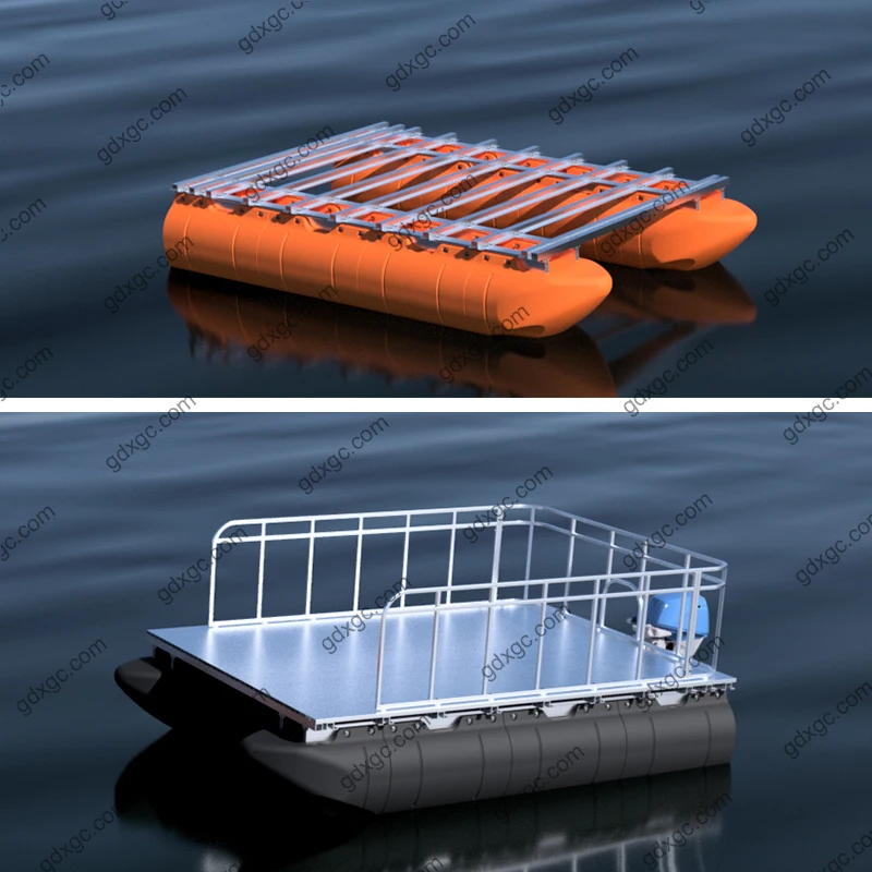 Sea Pontoon Dock Modular PE Pontoon Float Tubes Luxury Plastic Pontoon Boat