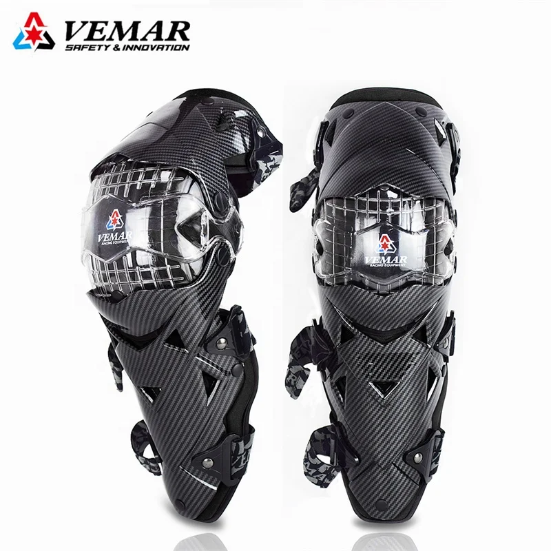 Vemar Motorcycle Riding Protection Armor Motocross Knee Pads Moto Adult Knee Protector Safety Gear ATV MTV Cycling Knee Guard