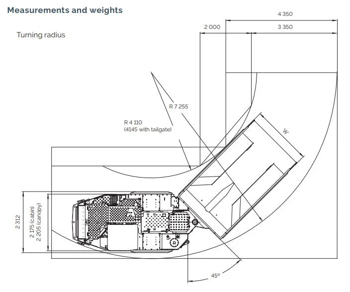 product kapuro tu 20 hot selling 4x4 diesel underground truck hydraulic 20t with pump motor bearing for mining use-15