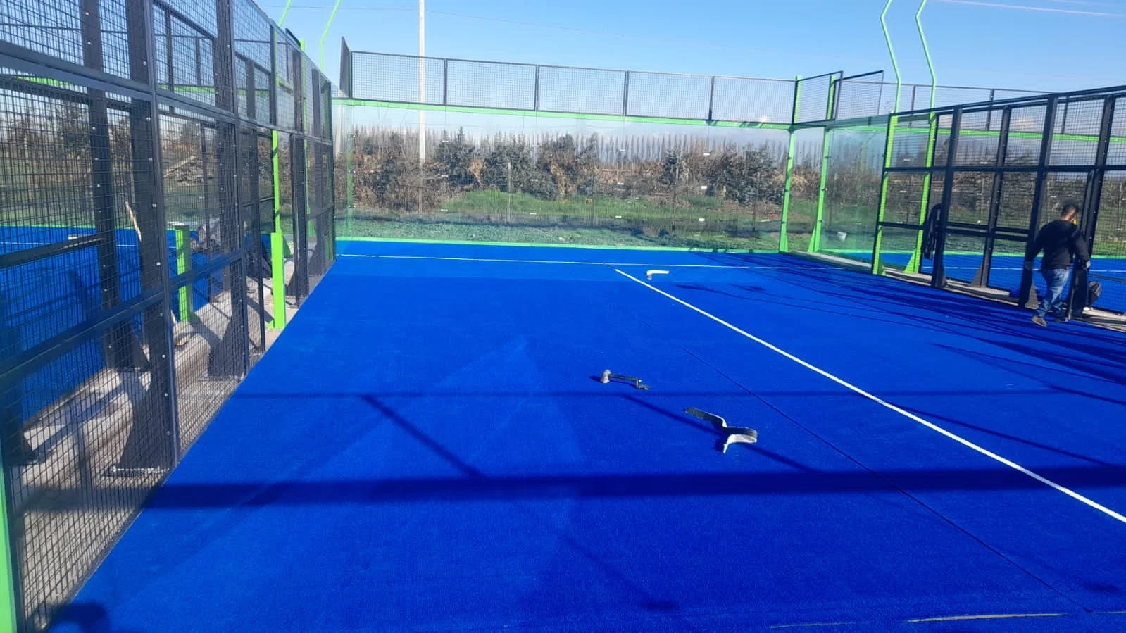 Panoramic Padel Tennis Court Pasto Sintetico Artificial Grass Paddel Artificial Grass Sports 6108