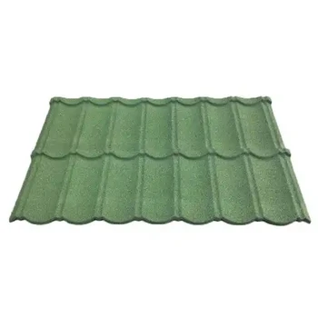 Metal roofing  tile 0.4 mm light weight factory supply stone coated metal roofing tiles metal roof tiles