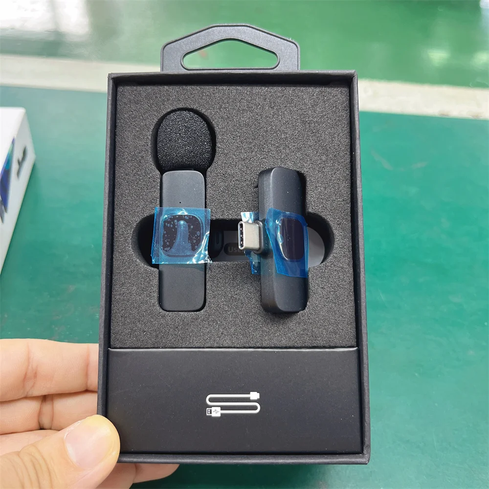 Mini K9 Wireless Microphone Android Micro Tie Sans Fil For Vlogging on Phone