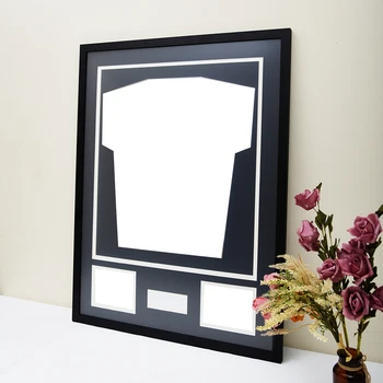 60x80cm Customize Aluminum Metal Hot Sale Wholesales Black Jersey Shirt Photo Picture Painting Frame