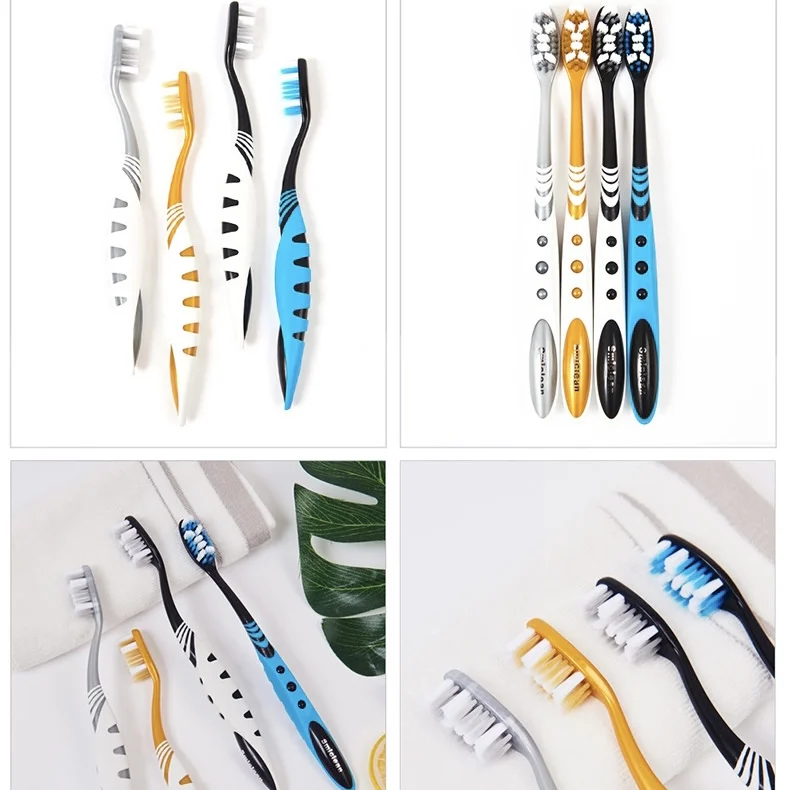 OEM Single Double Package Sanxiao ISO CE Approved Best Mechanical Tapered Grinding Bristle Toothbrush