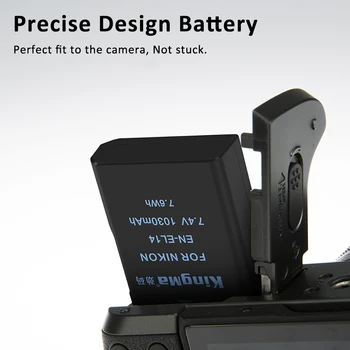 KingMa-EN-EL14 Rechargeable Li-ion Battery for Nikon D3300 D3400 D5500 detail image