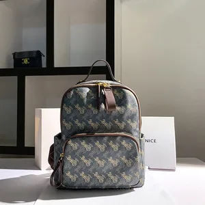 New Arrival Luxury Designer Ladies Small Ravel Backpack Girls' Fashionable Small Zipper Closure Bag for Spring/Summer