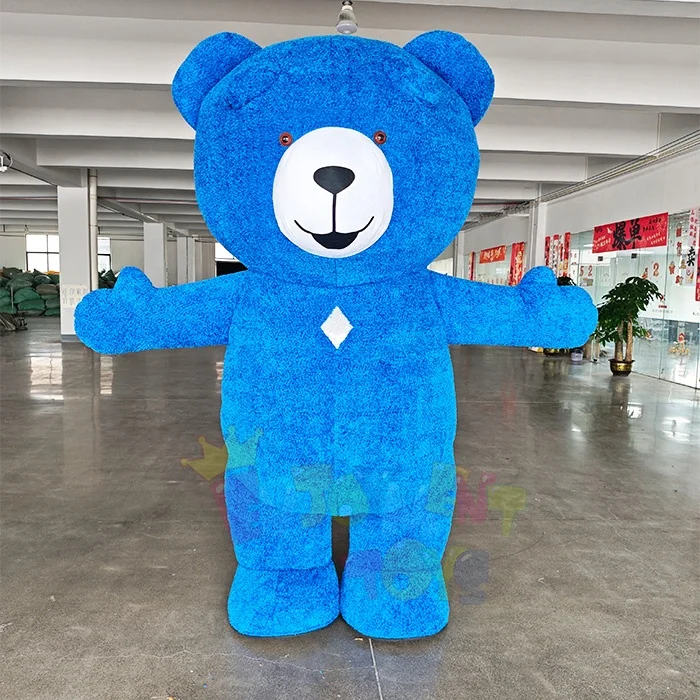 Best-selling Item Dark Blue Custom Animal Giant Inflatable Teddy