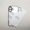 Inserto de aluminio negro