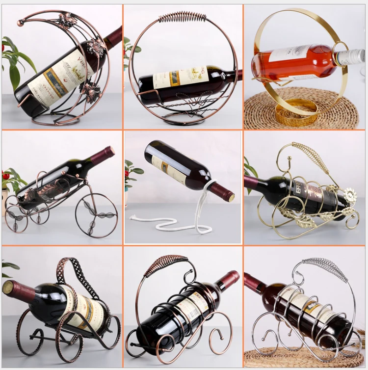 Funky Human Shaped Single Bottle Rack for Home Kitchen Table Top Wine  Bottle Holder Decorative