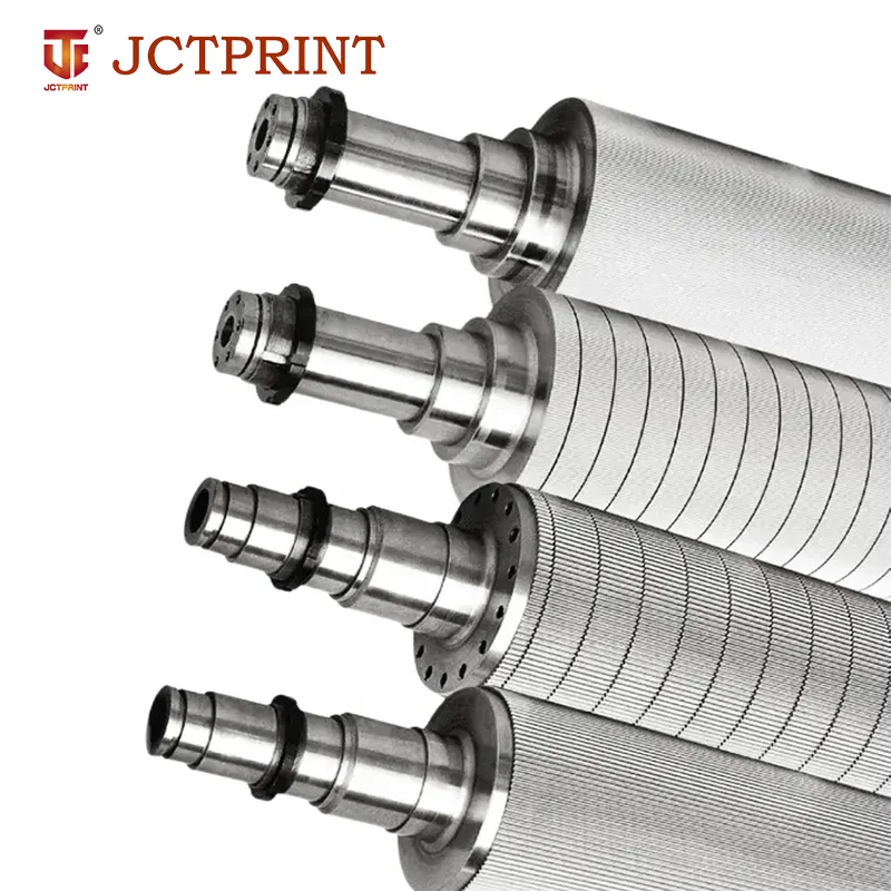 Hard Chrome Plating Corrugated Flute Roller Corrugating Roller For Corrugated Carton Making