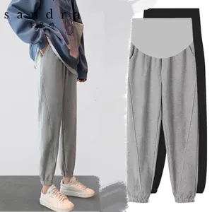 Pregnant Woman's Pants - Spring and Autumn Style, Outerwear, Sport Pants, Sweatpants