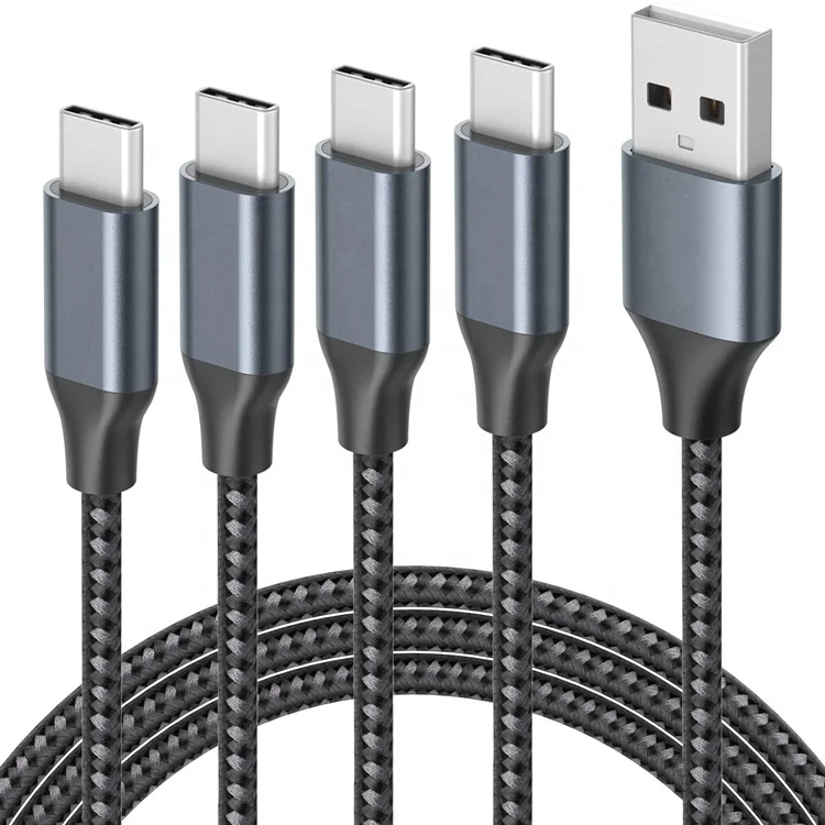 Новый Прочный белый кабель для быстрой зарядки, 4 шнура, 3 А, 1 м, 2 м, 3 м, Micro Usb 2,0, кабель для передачи данных, USB для видеоигр