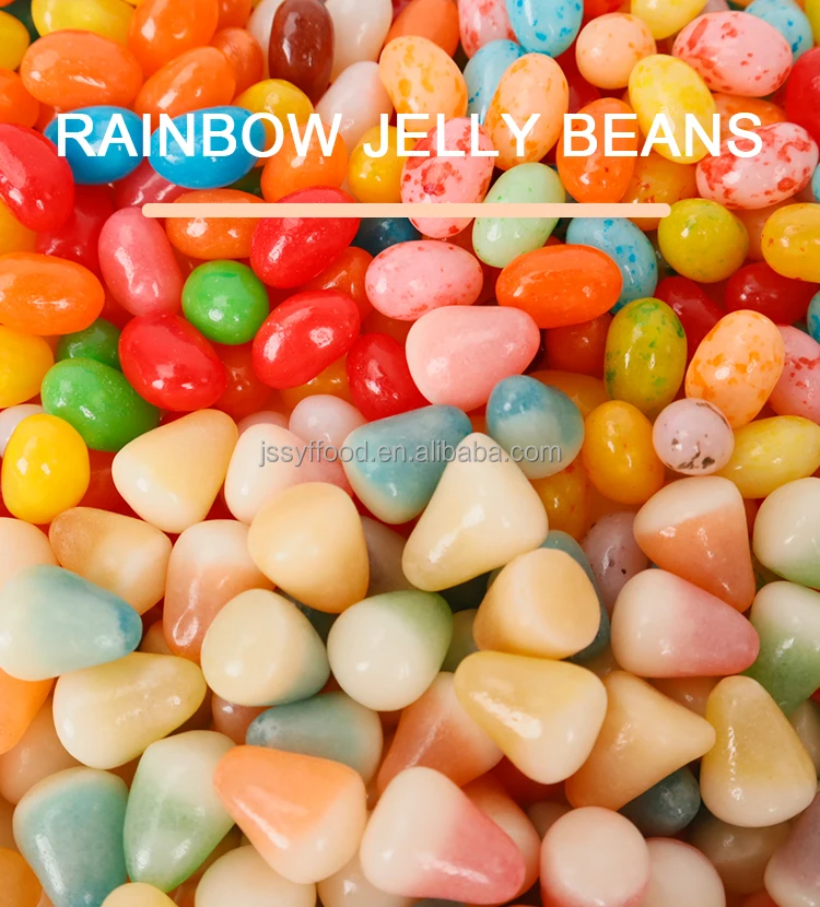 Candy Factory Direct Sale Oem Bulk Multicolor Jelly Beans High Quality Assorted Jelly Beans