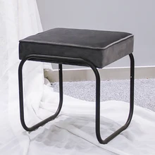 Wholesale 2021 Fashion Luxury Modern Simple Shoe Change Stool Bedroom Stool Chair Ottoman Manufacturers