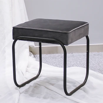 Wholesale 2021 Fashion Luxury Modern Simple Shoe Change Stool Bedroom Stool Chair Ottoman Manufacturers