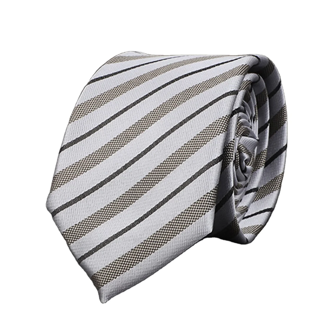 男士经典条纹领带正式派对学院每日提花编织商务领带包邮