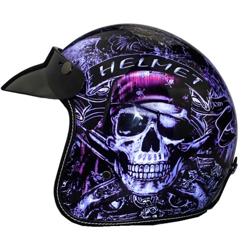 Adults Moto Half Motorcycle Helmets 
