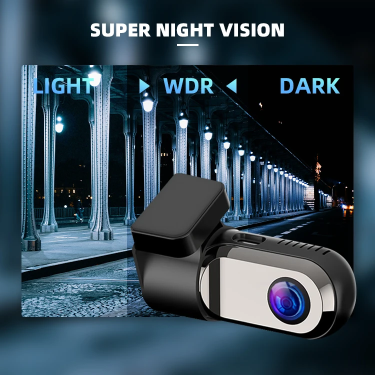 WIFI App Control Car Dash Cam 1080P HD Driving Recorder 24 Hours Parking Monitor With 128G Memory for Southeast Asia details