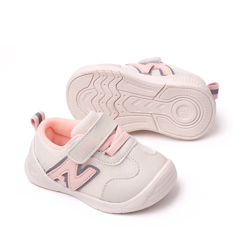 Boys and Girls Walking Shoes Soft Soles Children's Small White Shoes Non-slip Breathable Casual Shoes supplier