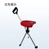 Red manual folding cane chair