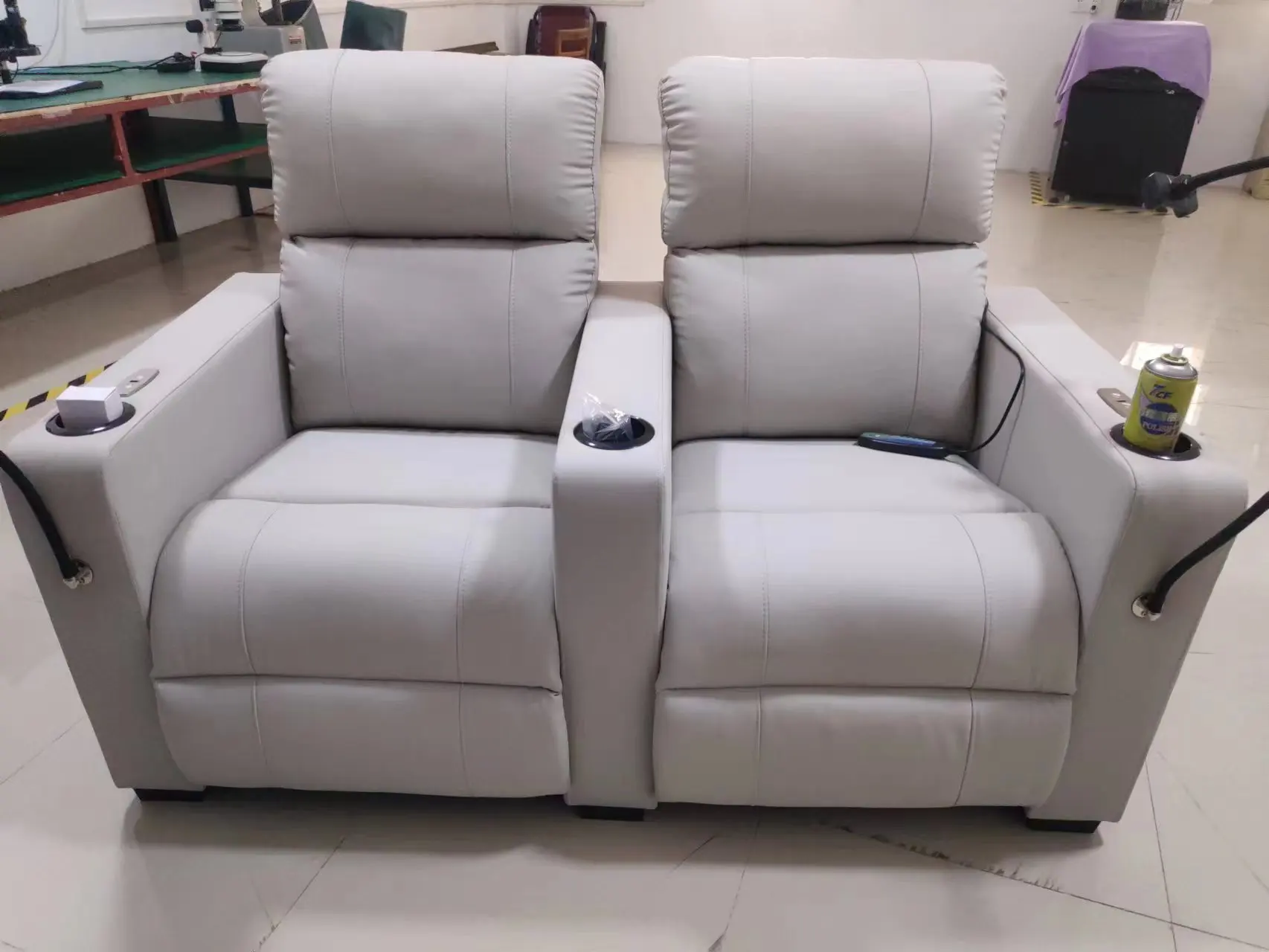 On Stock Comfortable Luxury Modern Furniture Living Room 1 2 3 Seater Functional Recliner Sofa Set details
