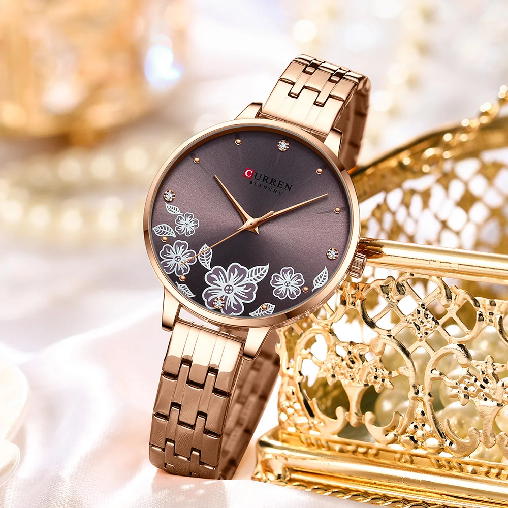 Shop Our 2023 CURREN Luxury Quartz Wristwatches for Women
