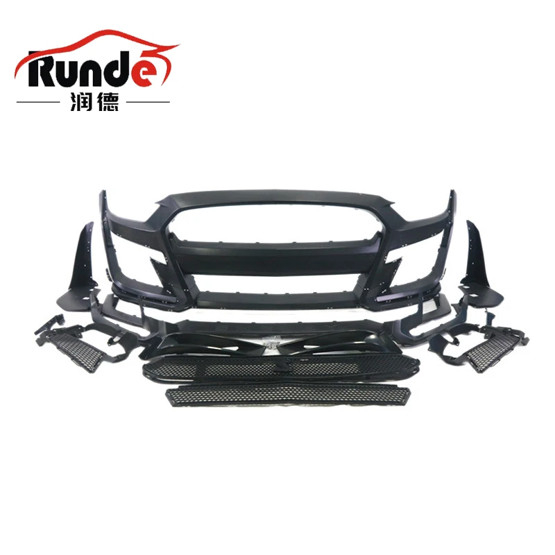 Runde Car Body Kit With Front Bumper Rear Bumper Rear Lip Side Skirt Exhaust Modified Gt 500 For 5230