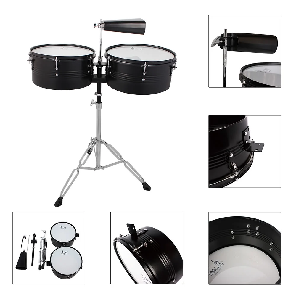 Latin Percussion 13インチ・14インチティンバレスドラムセットと