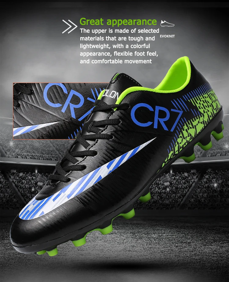 Vitality Football Boots Handsome Boy Youth Low Top Indoor Soccer Shoes