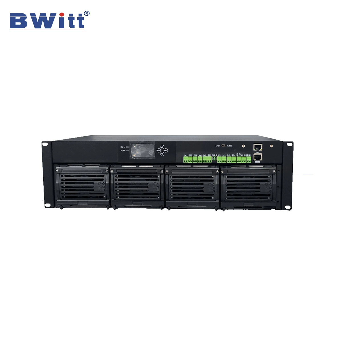 110V RS485 RS232 Telecom AC DC Rectifier System With 3 Rectifier Modules 110V/3KW/20AS Switching Power Supply