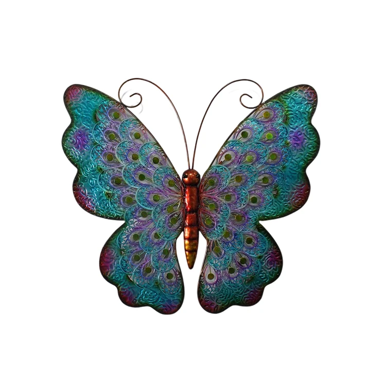 Large Butterfly Metal Wall Art Sculpture Hanging  Yard Fence