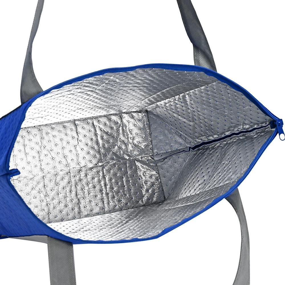 High Quality Hot Selling Custom Printed Portable Large Tote Bag Thermal Waterproof Non Woven Bags details