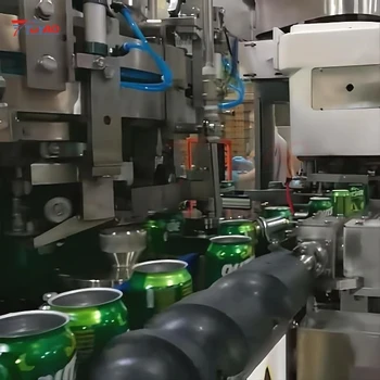 Can Filling Machine Normal Pressure Automatic Cans Filling Machine for Carbonated Beverage