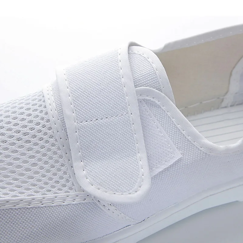 Mesh Upper Washable Non-slip Sole Dust-free Cleanroom Pvc/pu/canvas Safety Work Esd Shoes