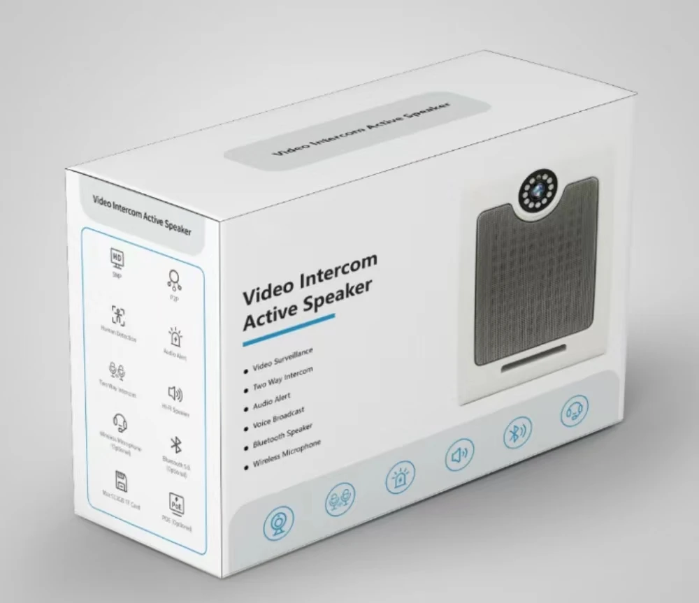 5mp Outdoor Solar Sound Intercom Wifi Camera with 1080P Video Speaker Camera