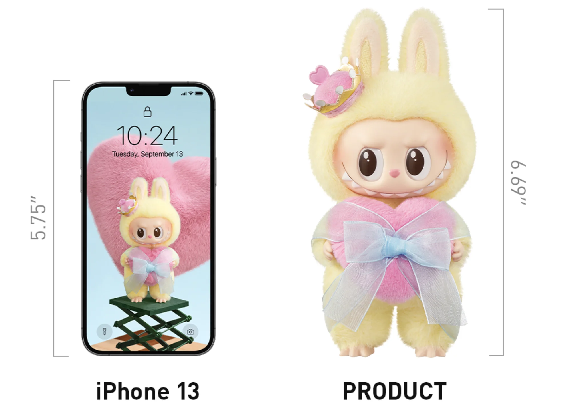 Pop Mart LABUBU the MONSTERS Let's Checkmate Vinyl Plush