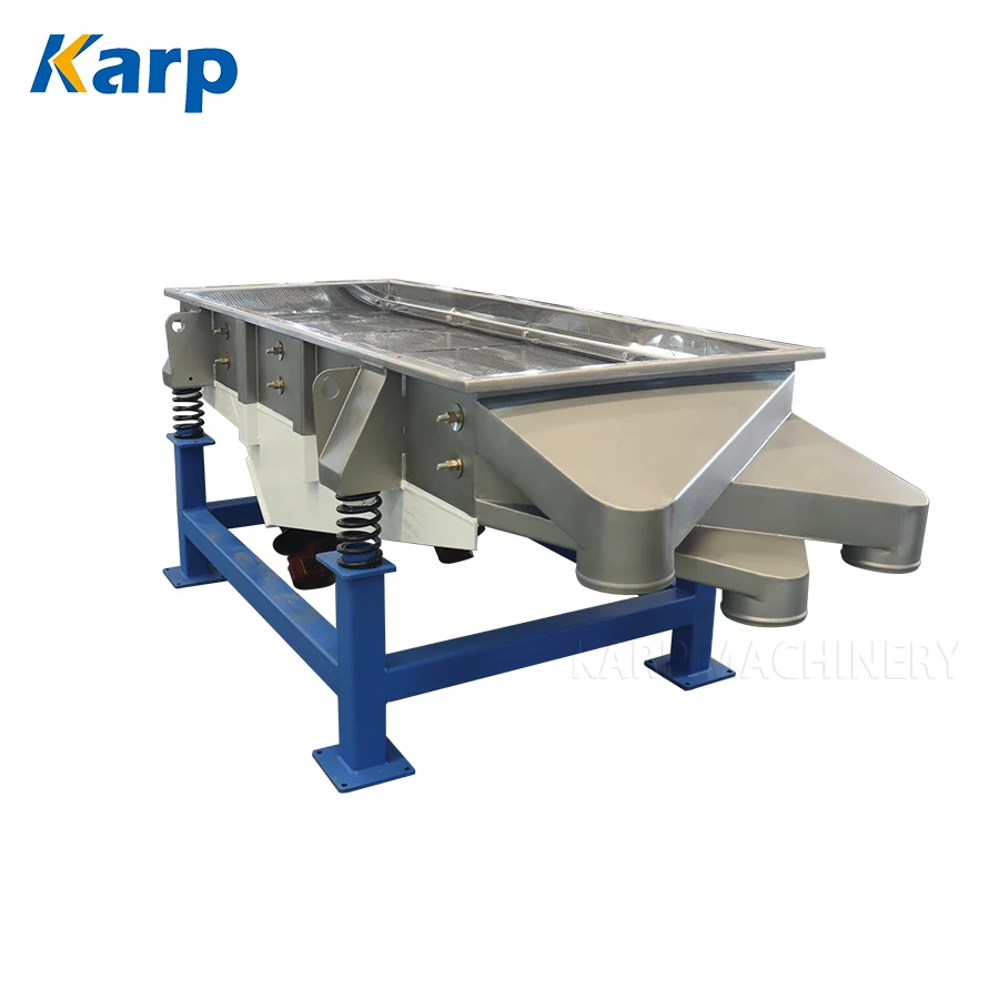 Stainless Steel Coffee Bean Rectangle Vibrating Screen Cocoa Beans Linear Vibration Sieve