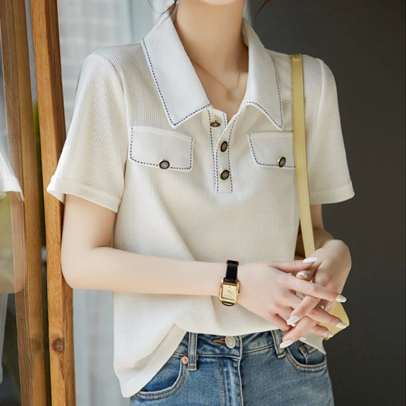 Collar t sale shirt for girl