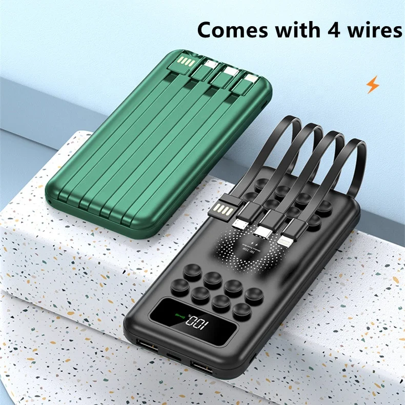 Fast Quick Charge 20000Mah Power Banks Mobile Phone Portable Powerbank 20000Mah Charger Wireless Power Bank