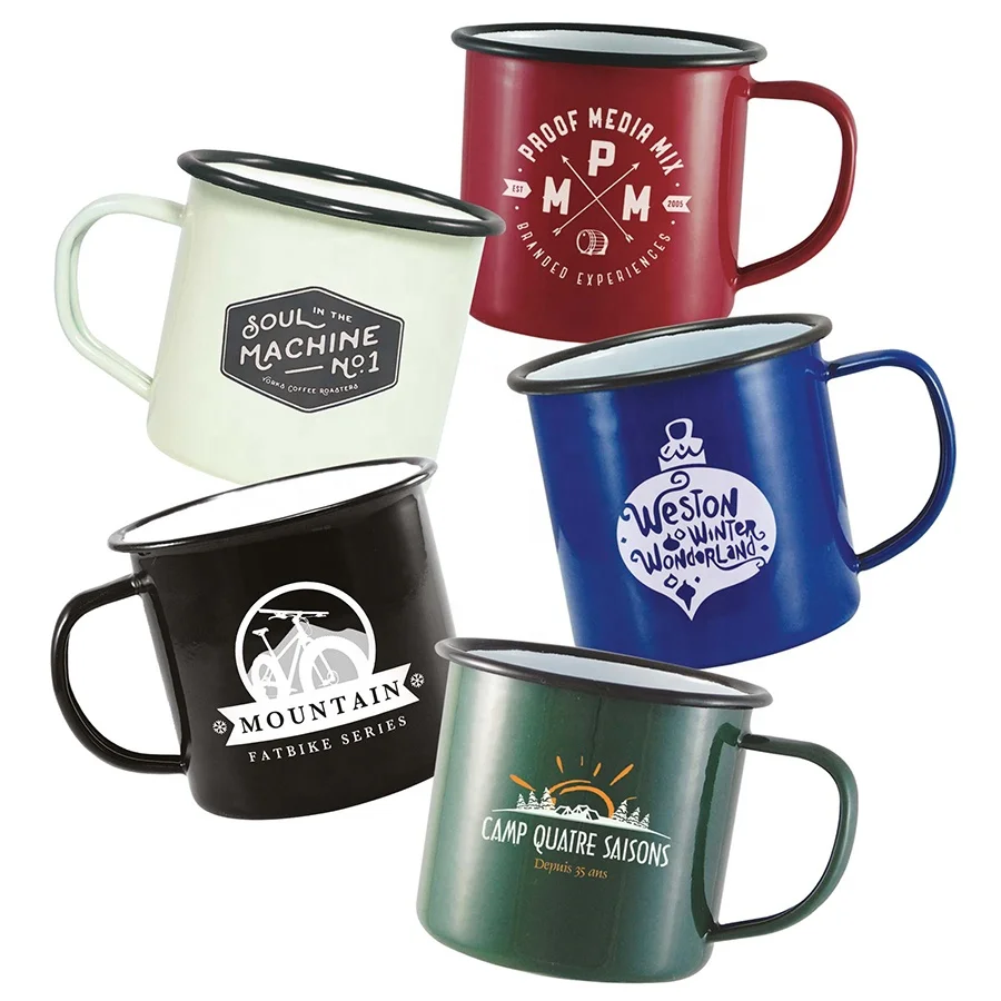 Enamelware Coffee Cup Mug - 8oz